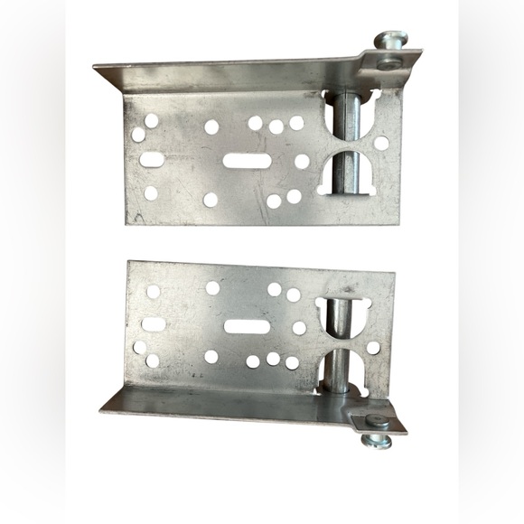 2 Pack Garage Door Bottom Lifting Brackets 7/16-Inch Stem New with scratches - Picture 6 of 8